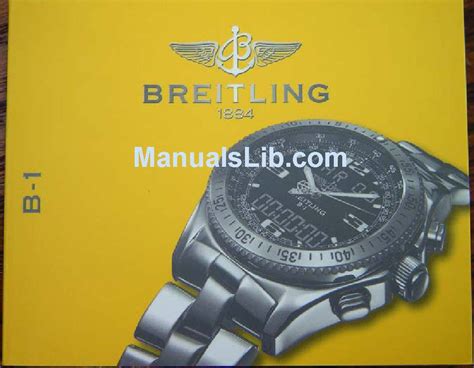 Breitling b1 clock manual